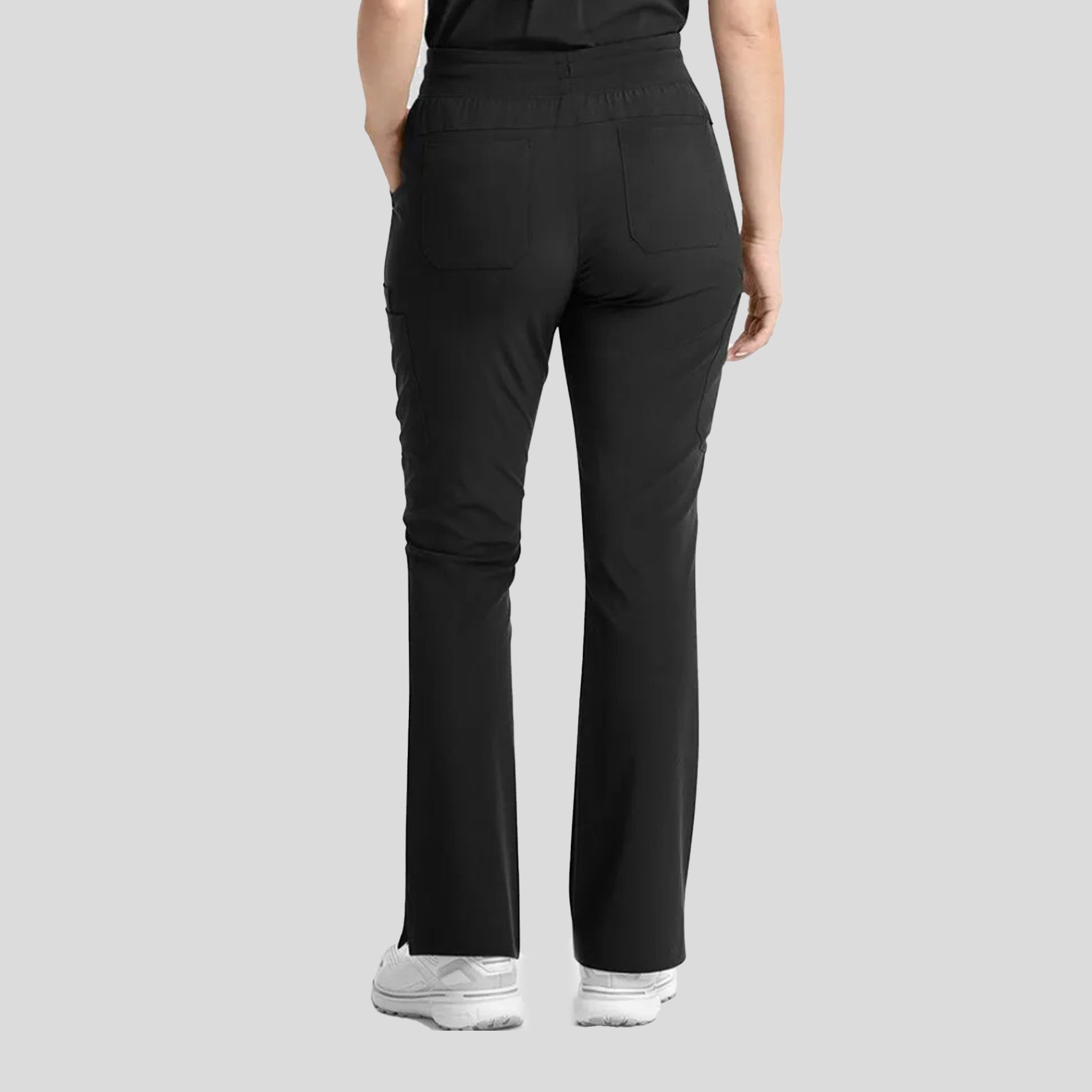 Womenโs Yoga Waistband Flare Pant | Black