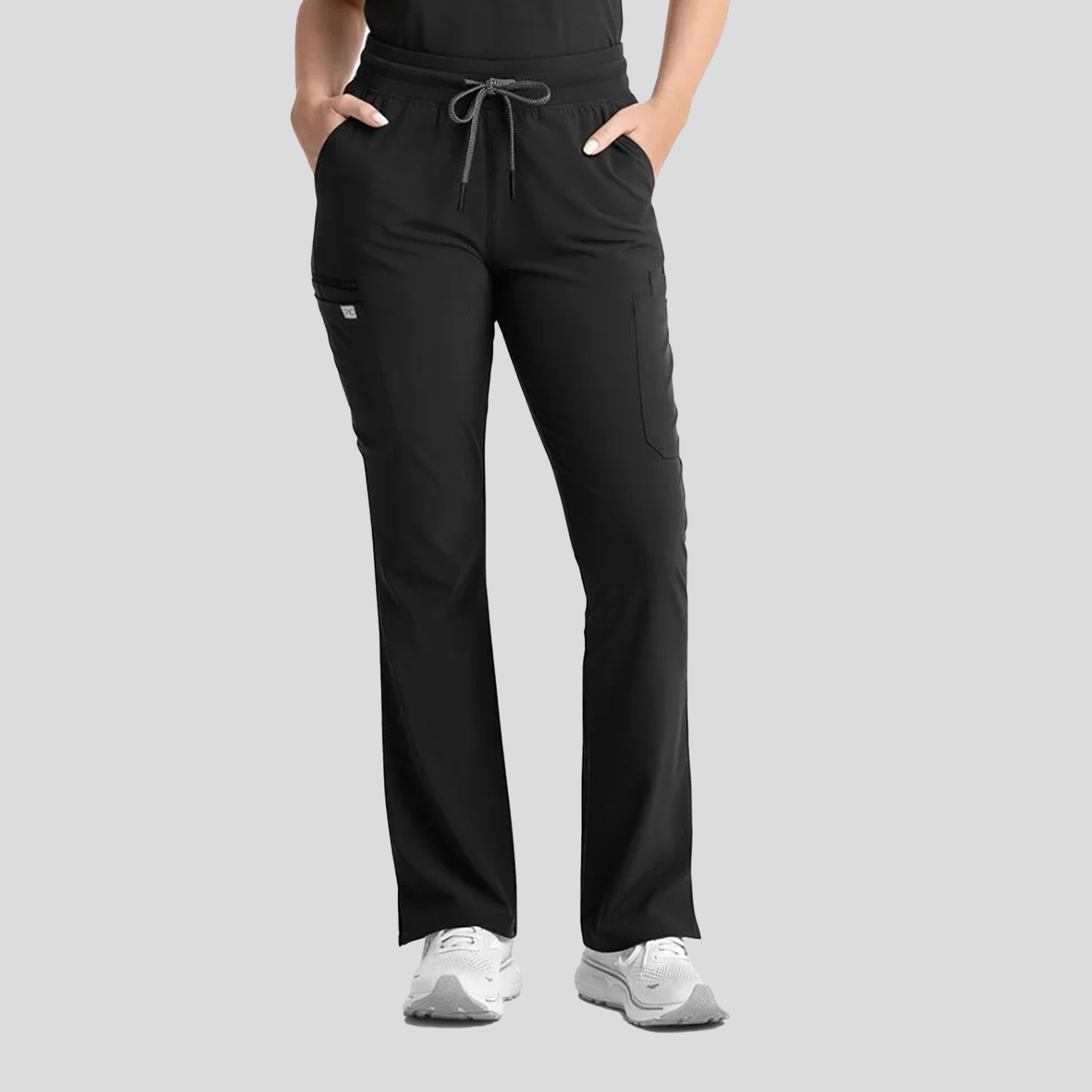 Womenโs Yoga Waistband Flare Pant | Black