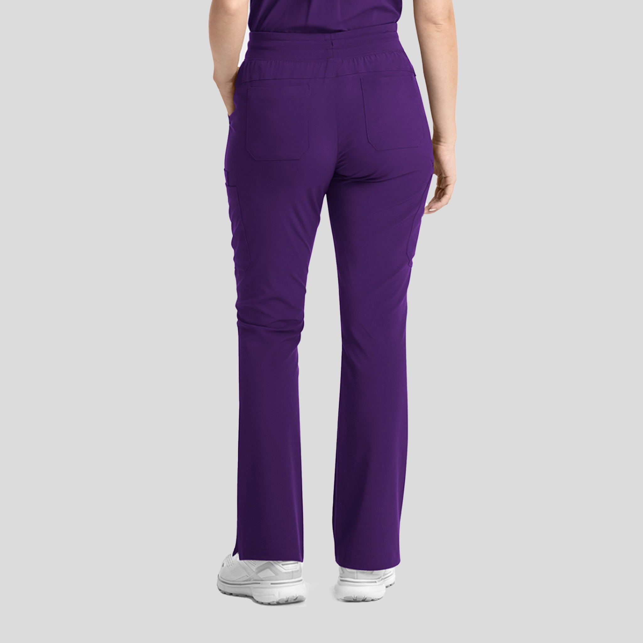 Womenโs Yoga Waistband Flare Pant | Eggplant
