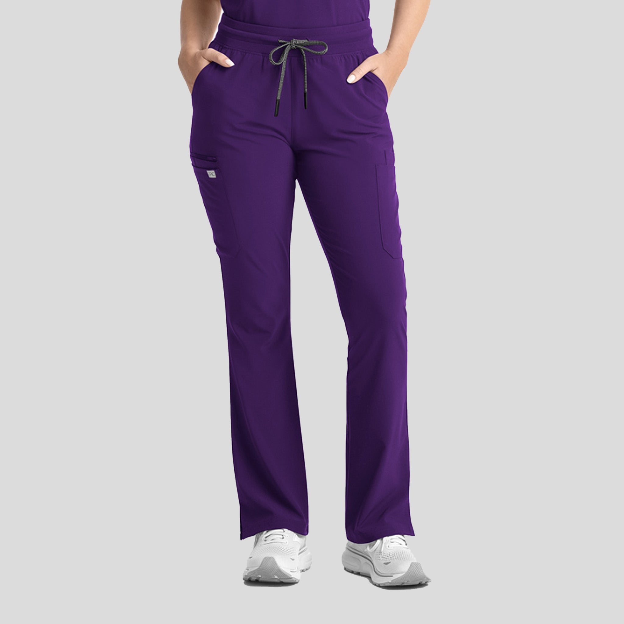 Womenโs Yoga Waistband Flare Pant | Eggplant