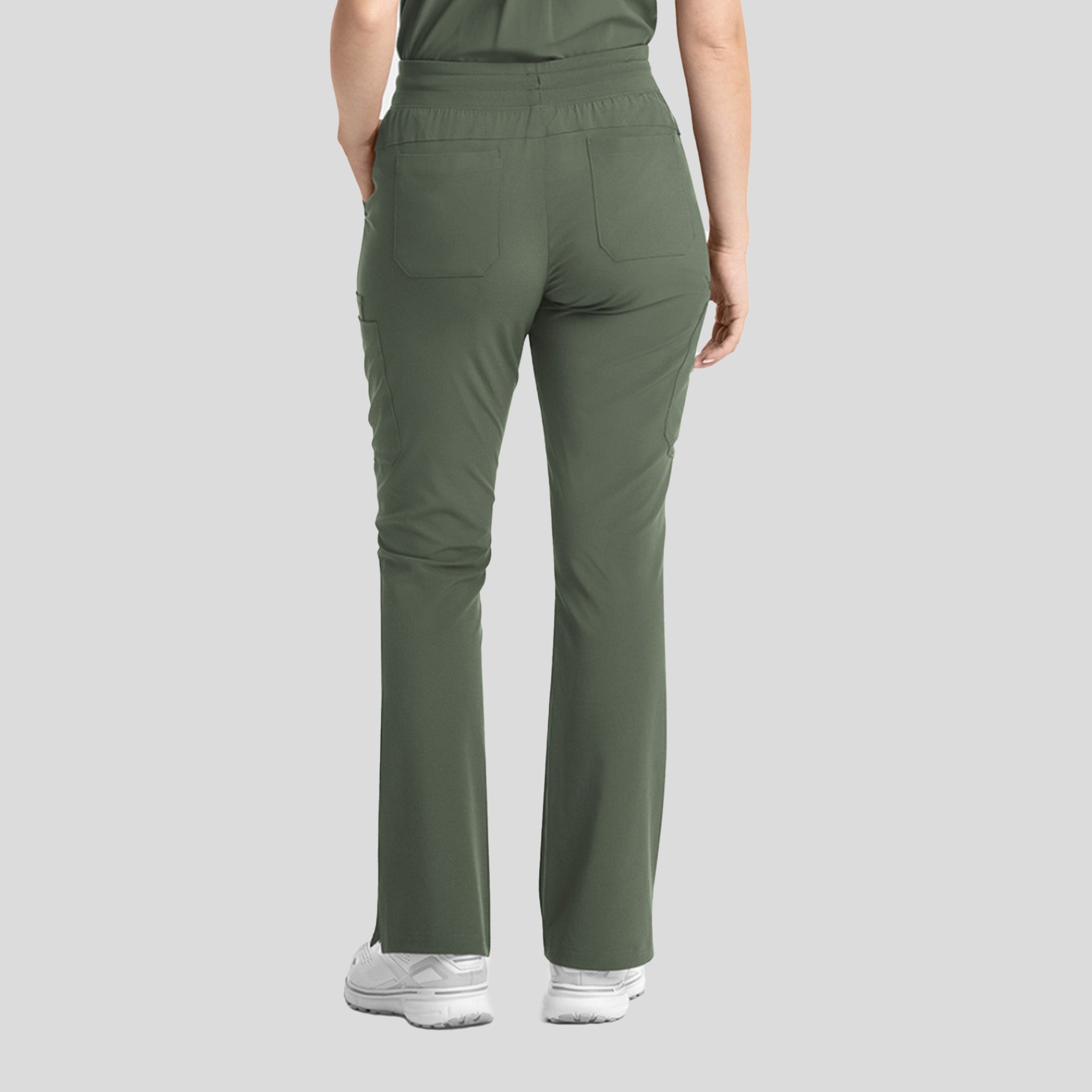 Womenโs Yoga Waistband Flare Pant | Olive