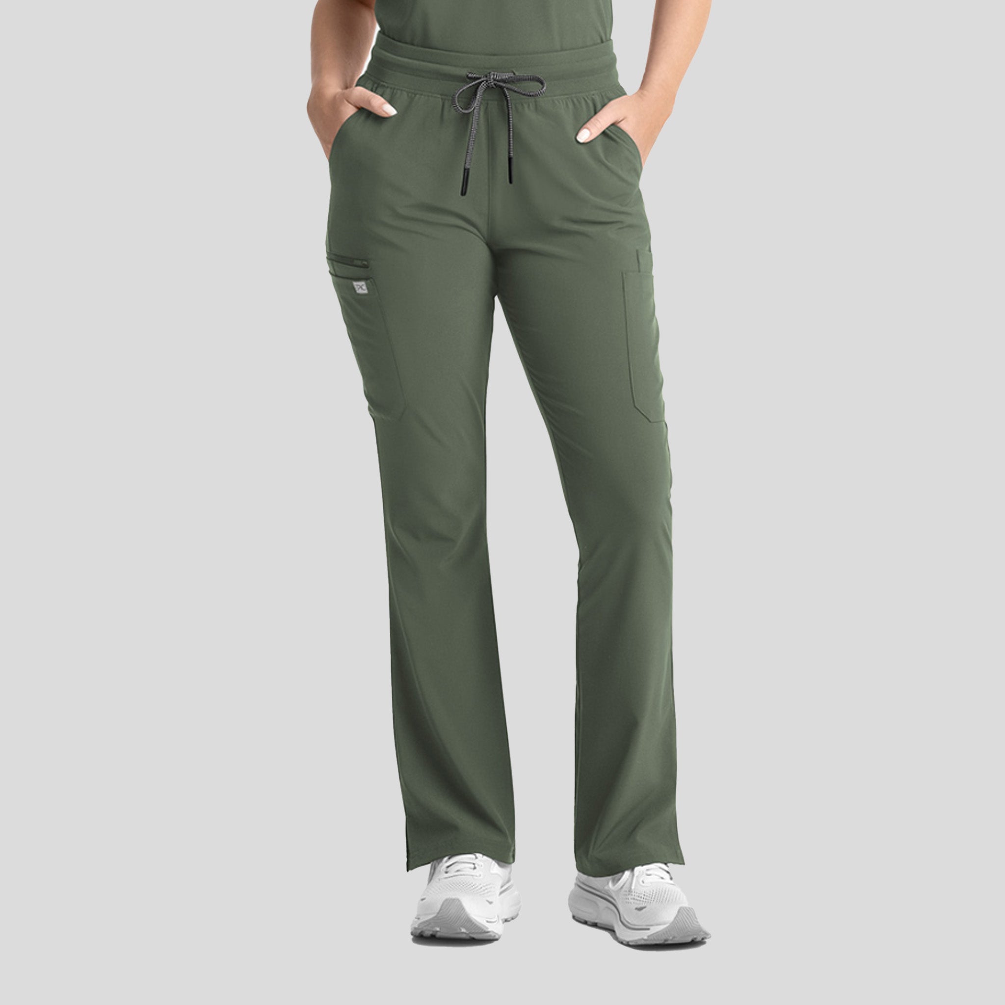 Womenโs Yoga Waistband Flare Pant | Olive