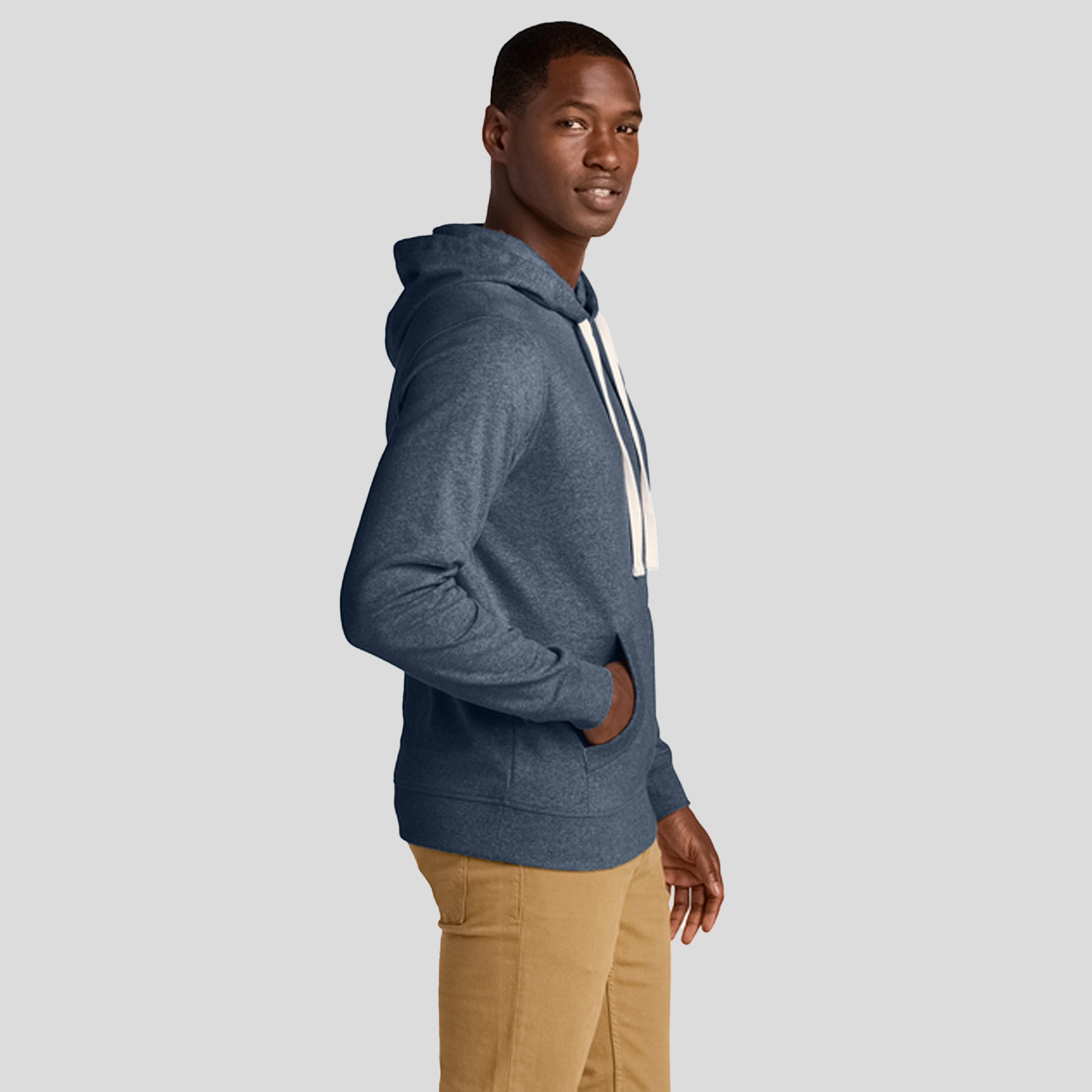Re-Fleeceโข Hoodie | Heathered Navy