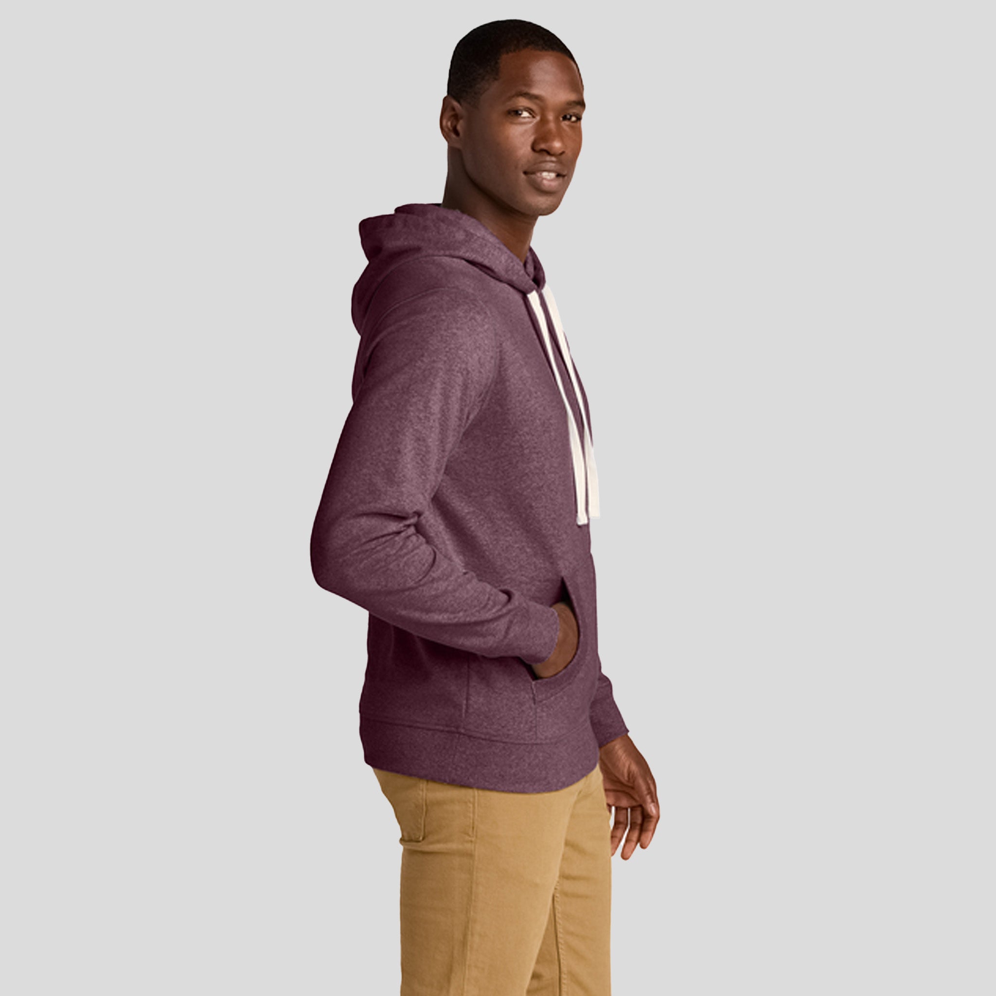 Re-Fleeceโข Hoodie | Maroon Heather