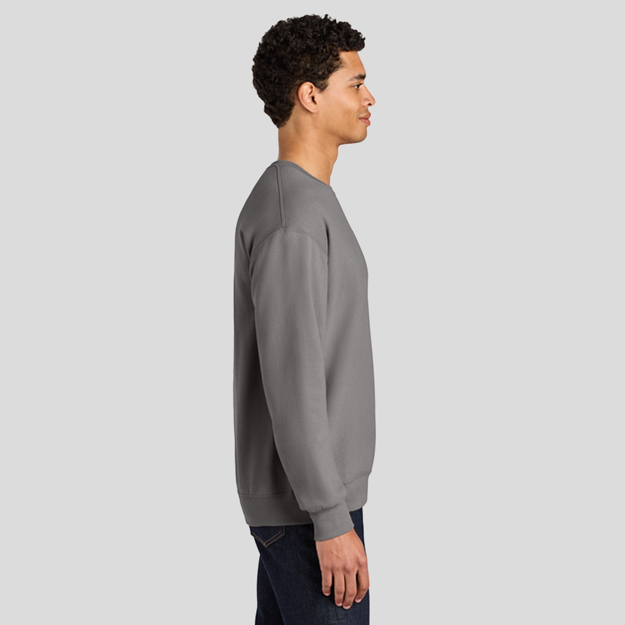 Ultimateโข Unisex CVC Ring Spun Crewneck Sweatshirt | Rock