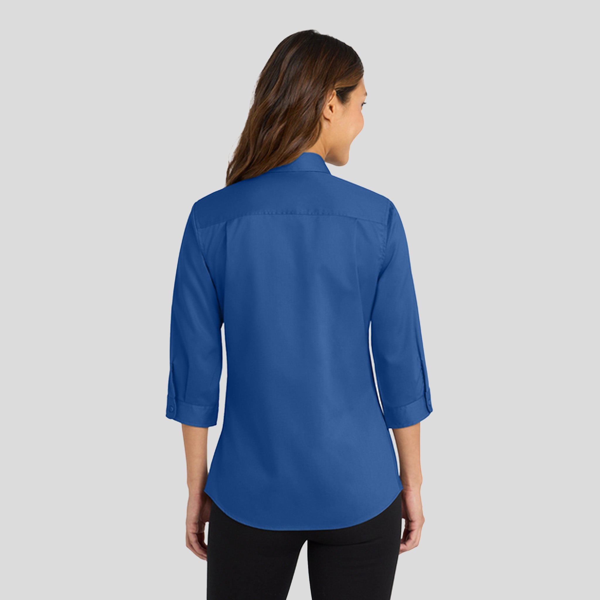 Women's 3/4-Sleeve SuperProโข Twill Shirt | True Blue