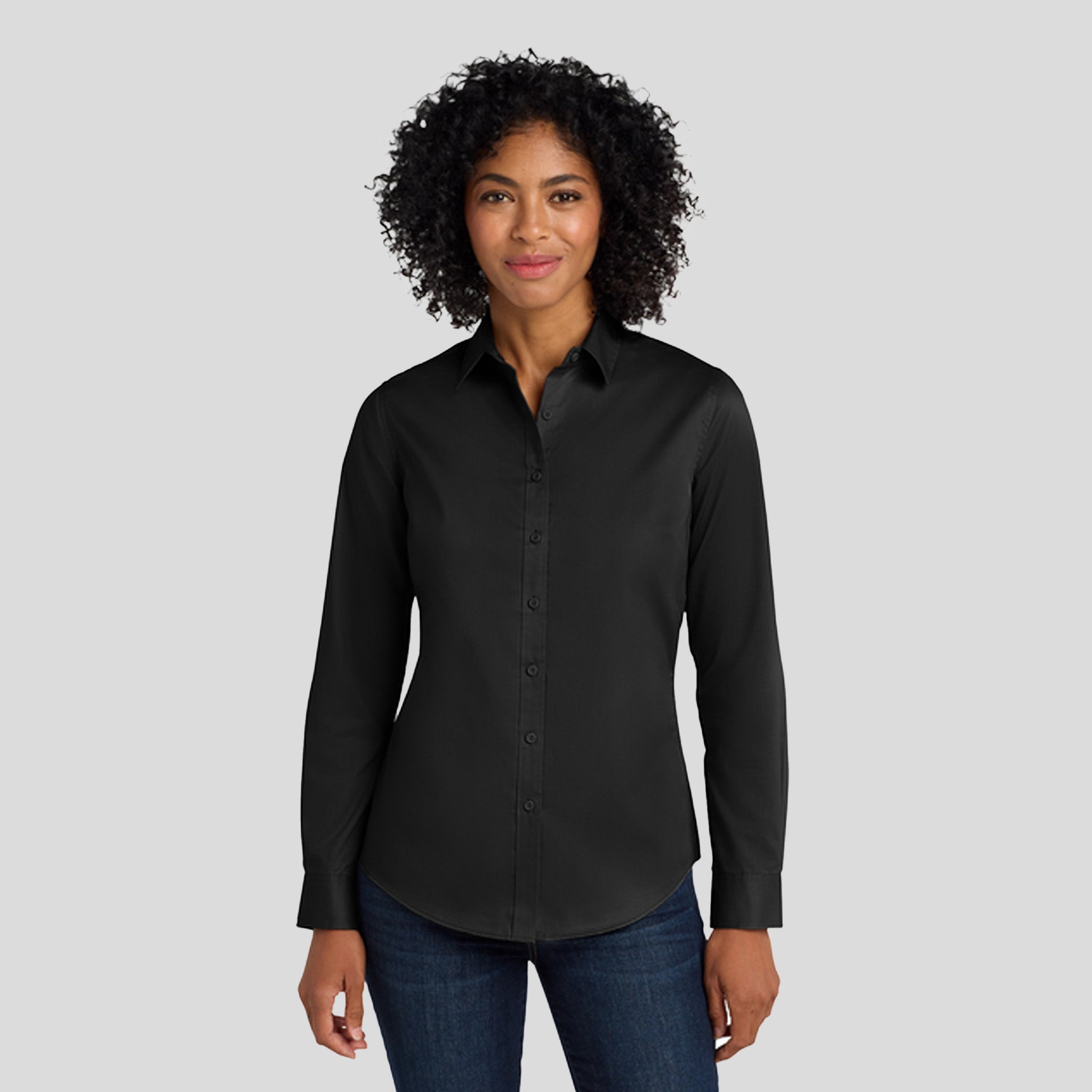 Women's SuperProโข Twill Shirt | Black