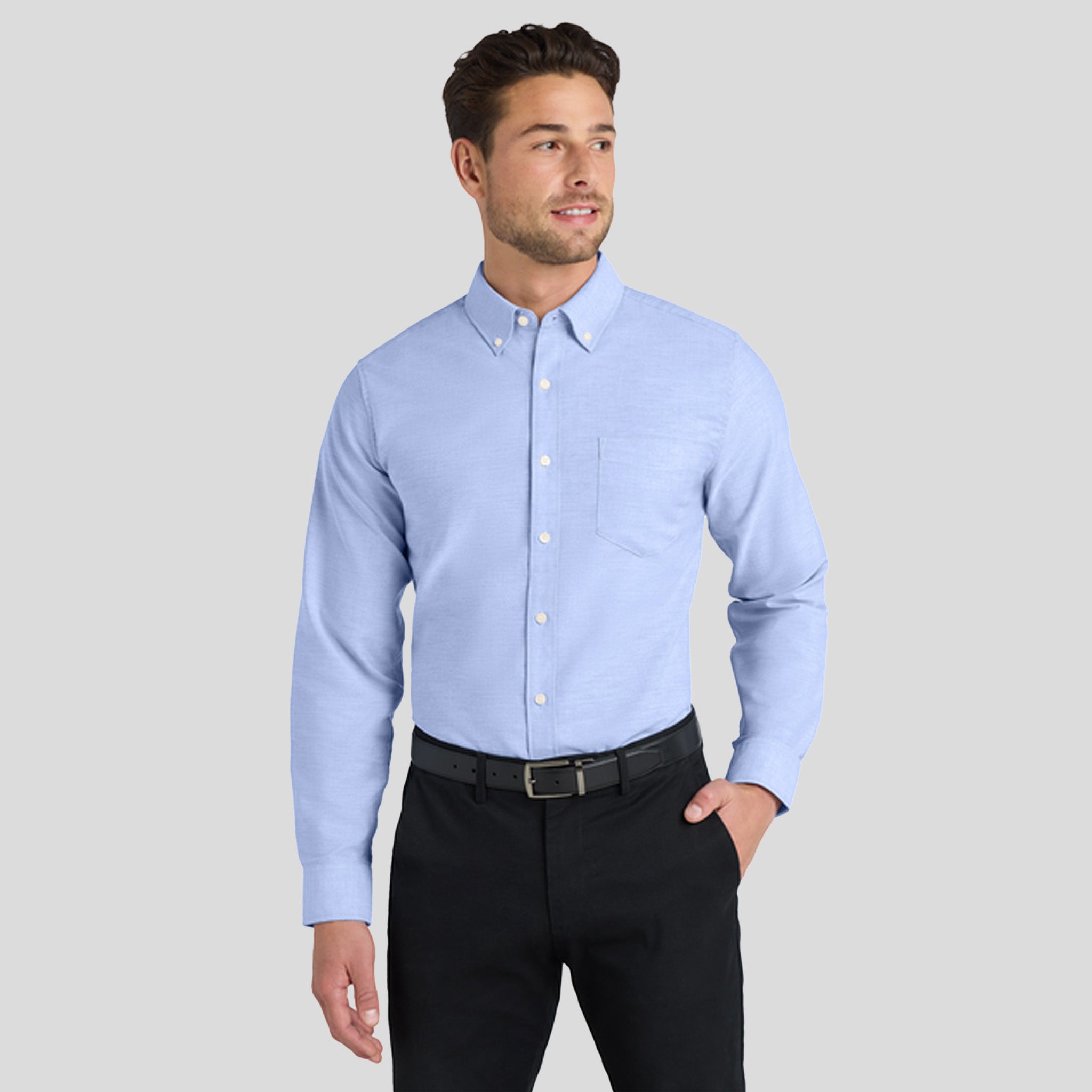 SuperProโข Oxford Shirt | Oxford Blue