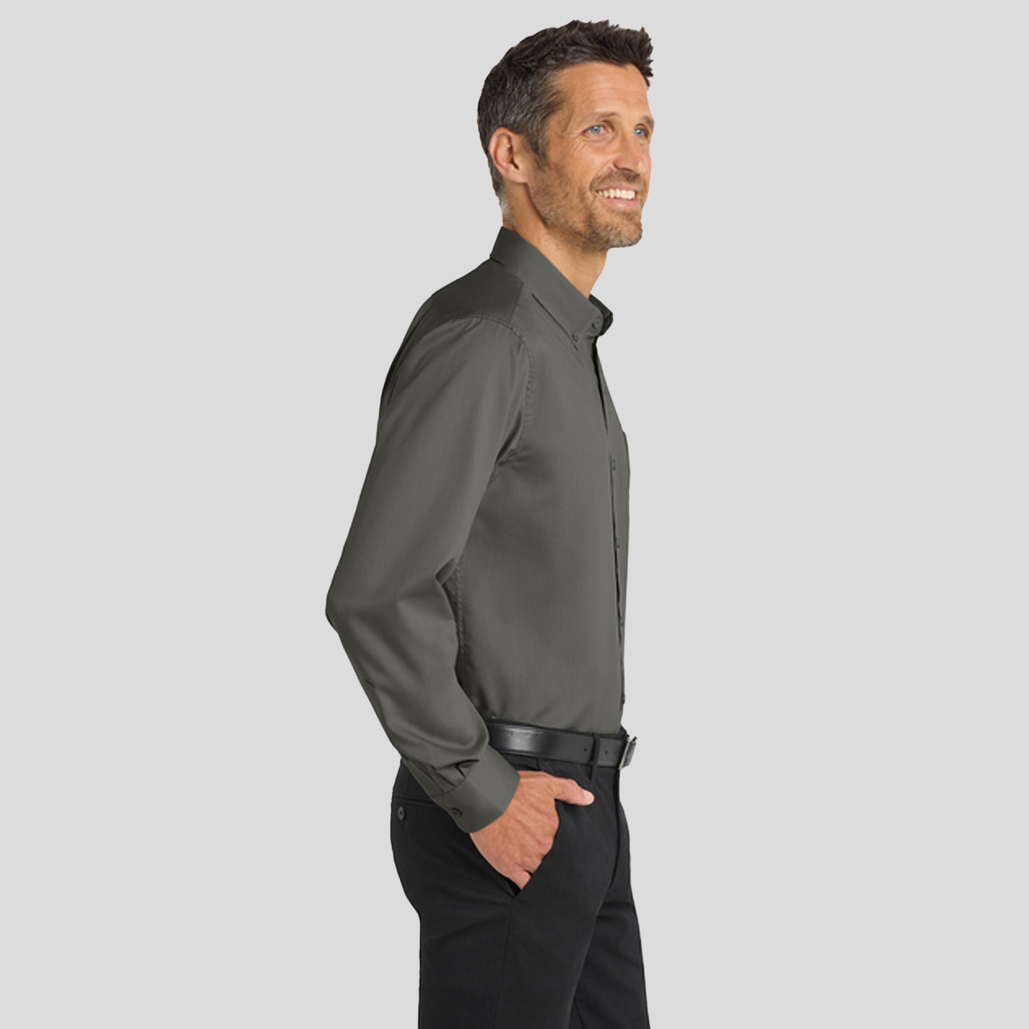 SuperProโข Twill Shirt | Sterling Grey