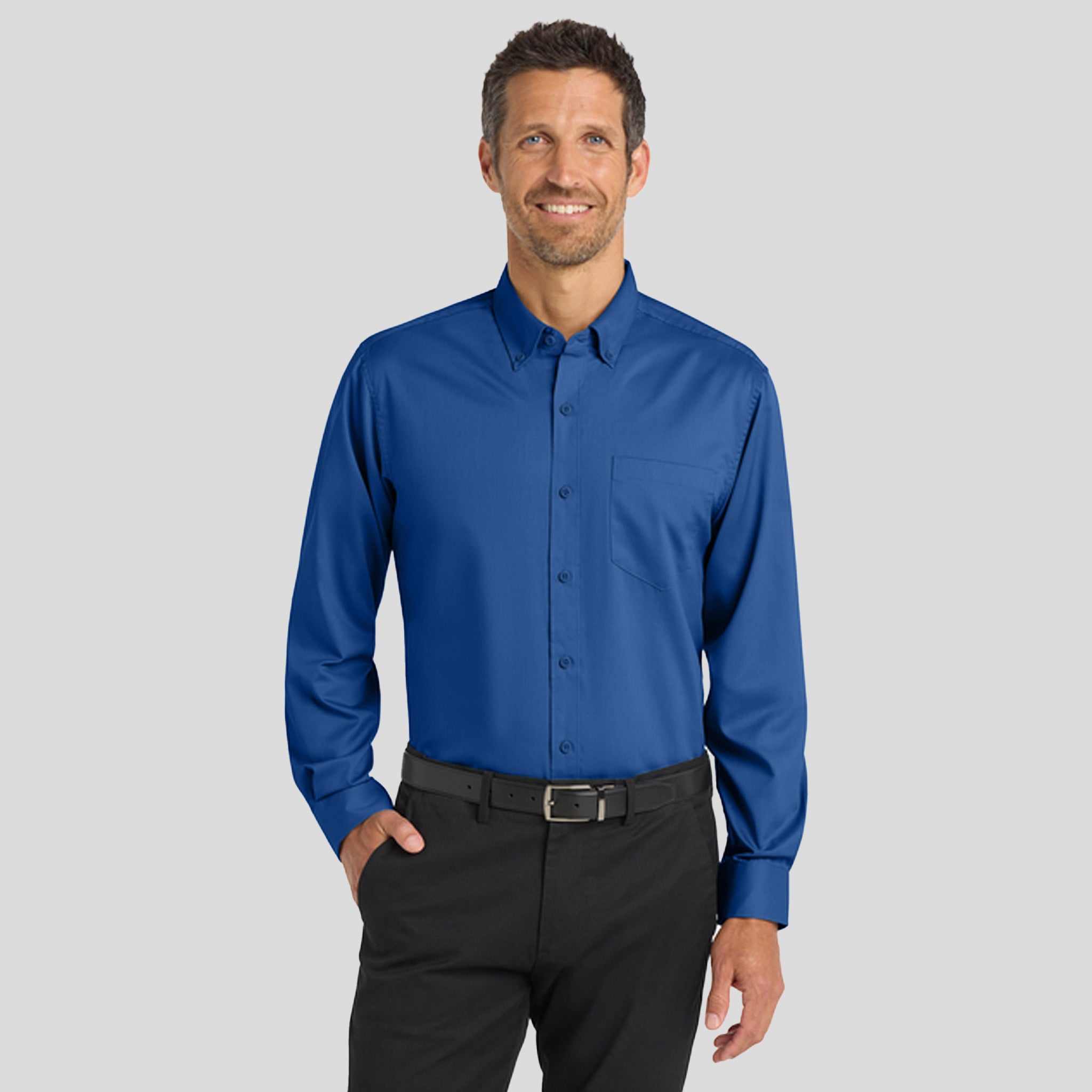 SuperProโข Twill Shirt | True Blue