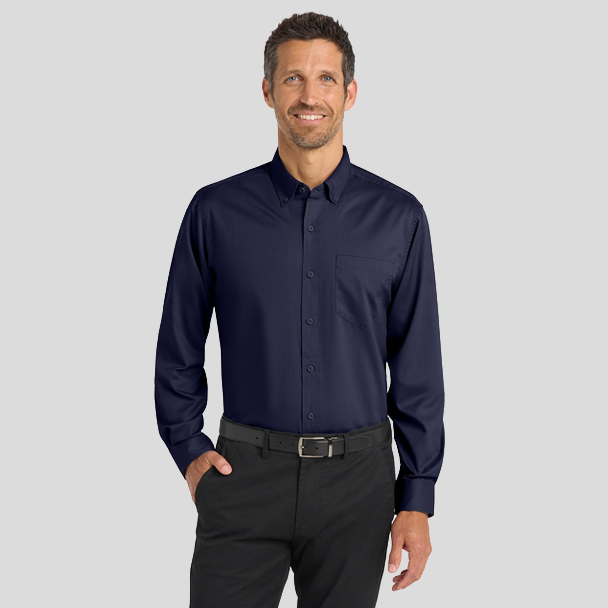 SuperProโข Twill Shirt | True Navy
