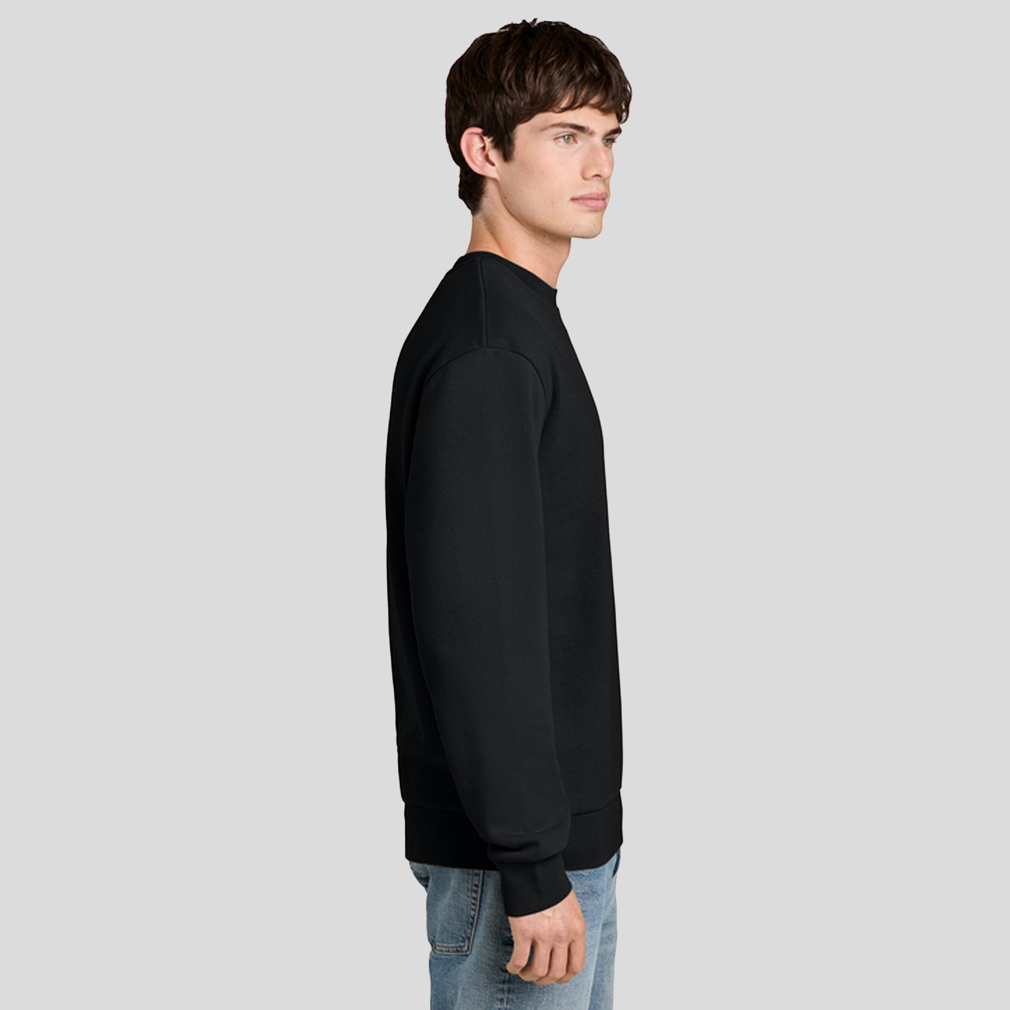 MelloFleece Crew Sweater | Black